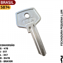 Chave Yale Brasil 5874