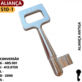 Chave Gorje Aliana 510-1