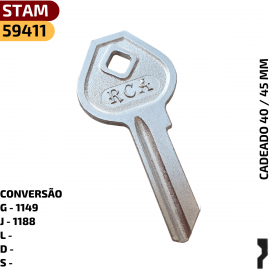 Chave Yale Stam 59411